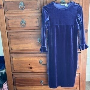 Cherokee Girl’s purple dress size M (7-8) EUC